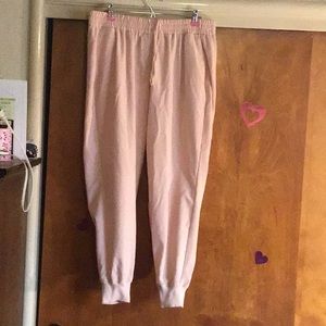 Plus Size Lane Bryant Pink Jogger Pants